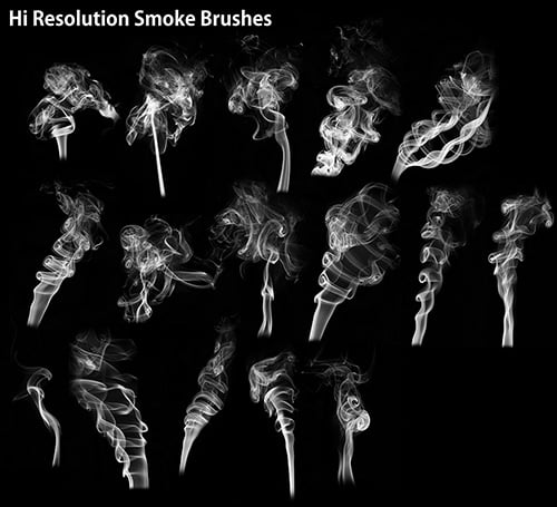 Hi Resolution Smoke Brushes