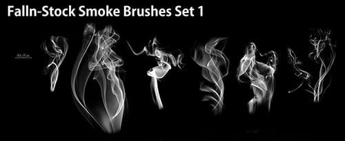 Falln-Stock Smoke Brushes Set1