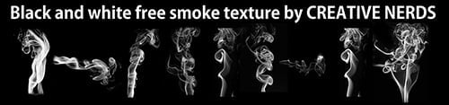 Black and White Free Smoke Texture by Creative NERDS
