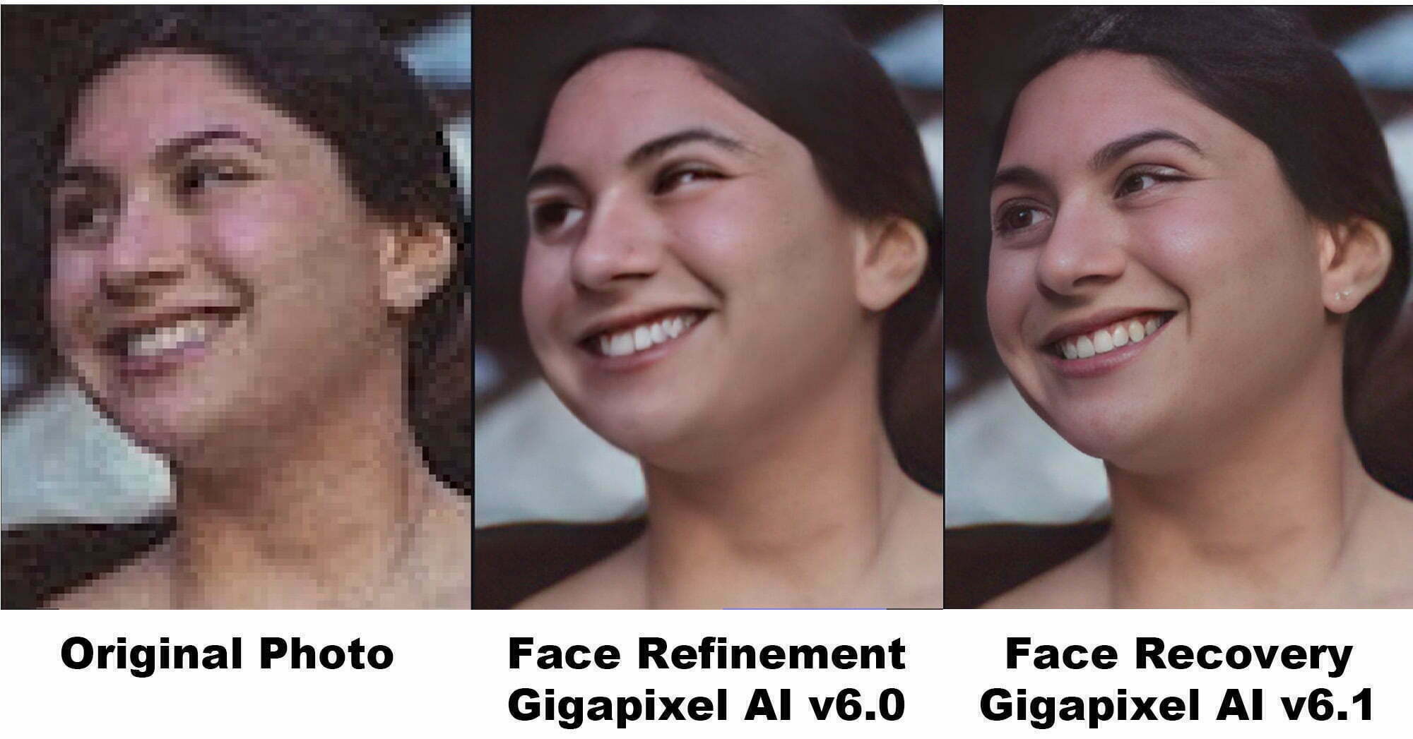 Gigapixel AI6.1のFaceRecoveryアップデート