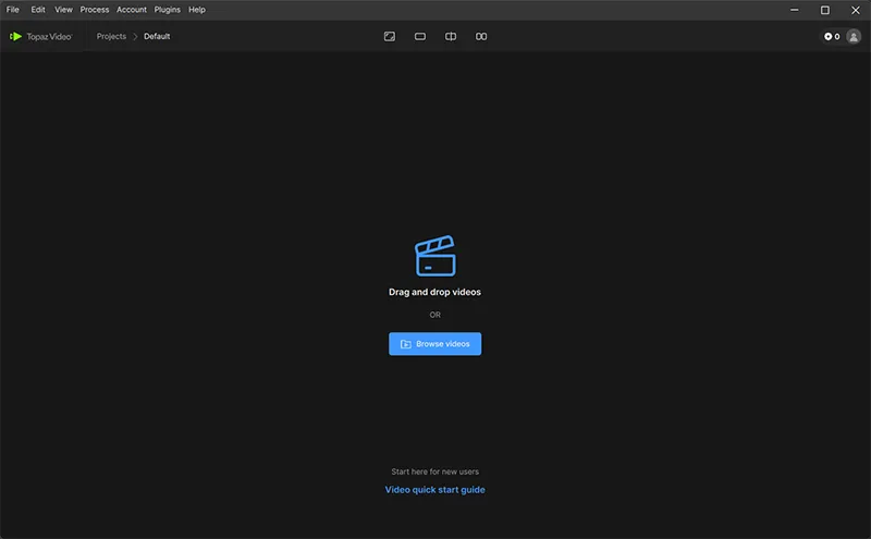 Topas Video の起動時の動画読み込み画面